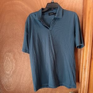 CLAIBORNE Men's Dark Teal Polo Shirt